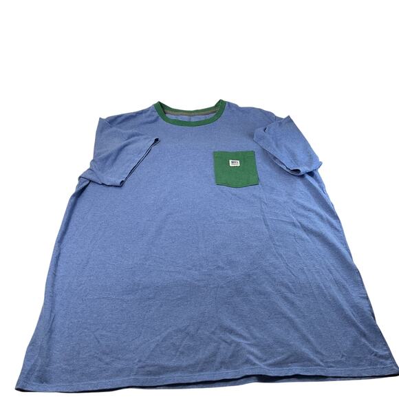 Patagonia Tops - Patagonia Shop Sticker Pocket Responsibili-Tee - Abundant Blue - W- XXL, M- XL